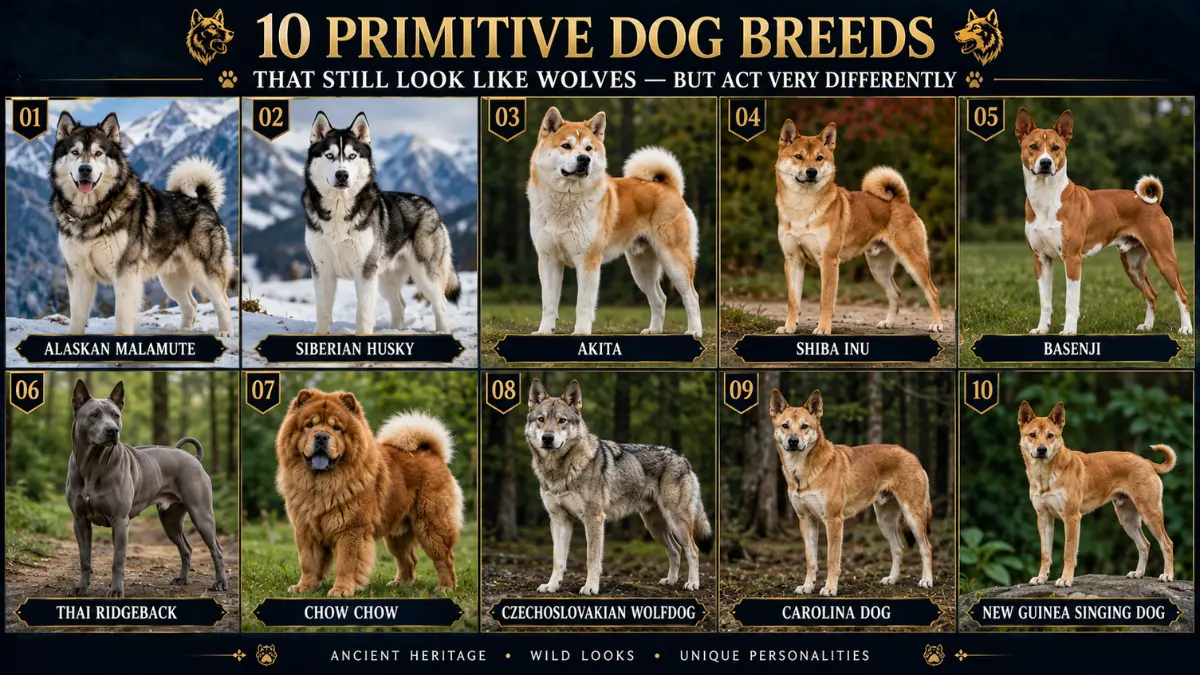 10 wolf-like primitive dog breeds