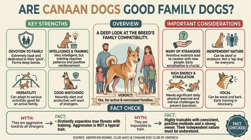 Are Canaan Dogs Good Family Dogs