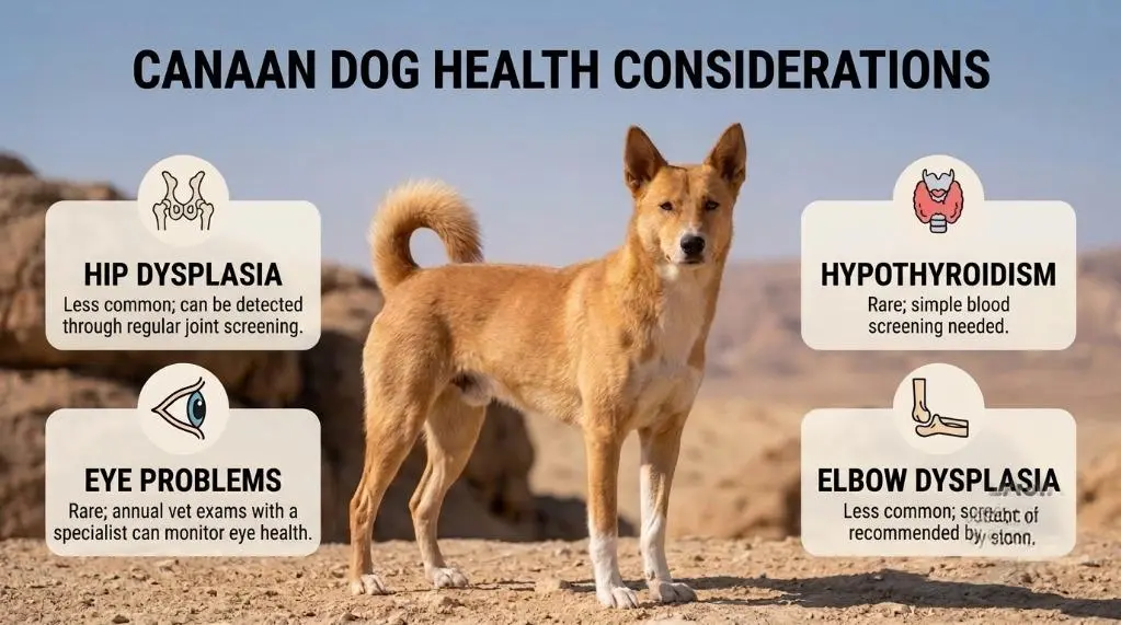 Common Canaan Dog health problems