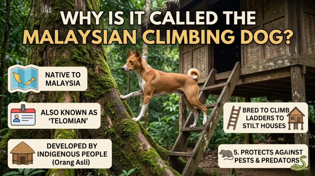 Telomian Dog - Malaysian Climbing Dog